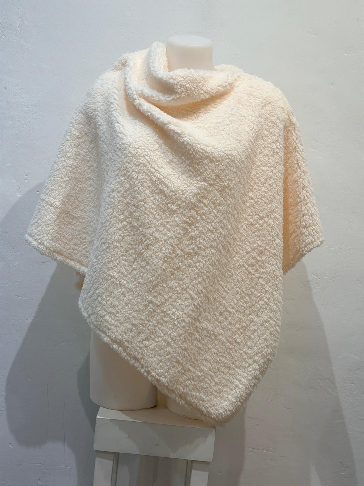 Poncho Doudou Blanc