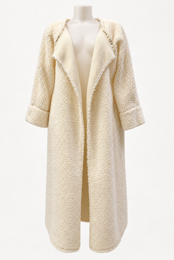 Manteau Kasheena Doudou blanc cassé